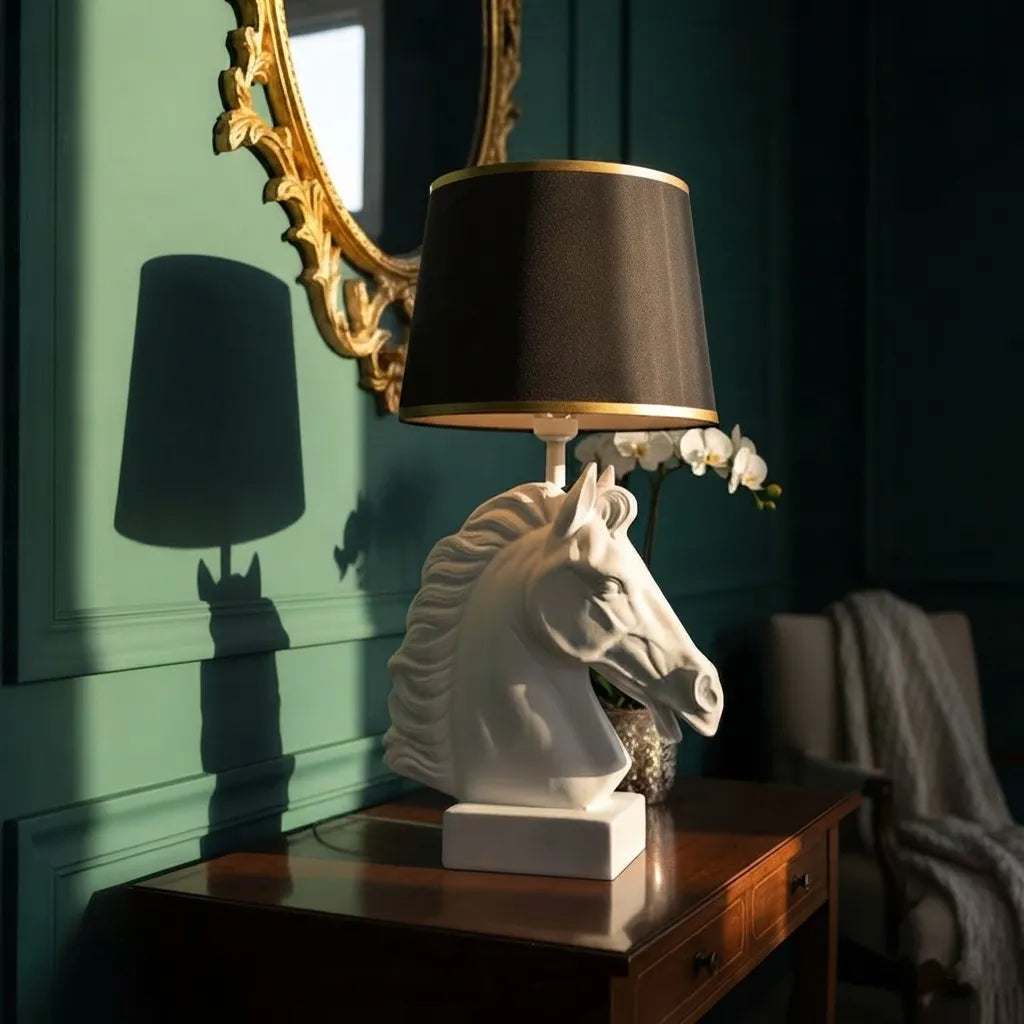 Royal Horse Figurine Table Lamp 1 Pc