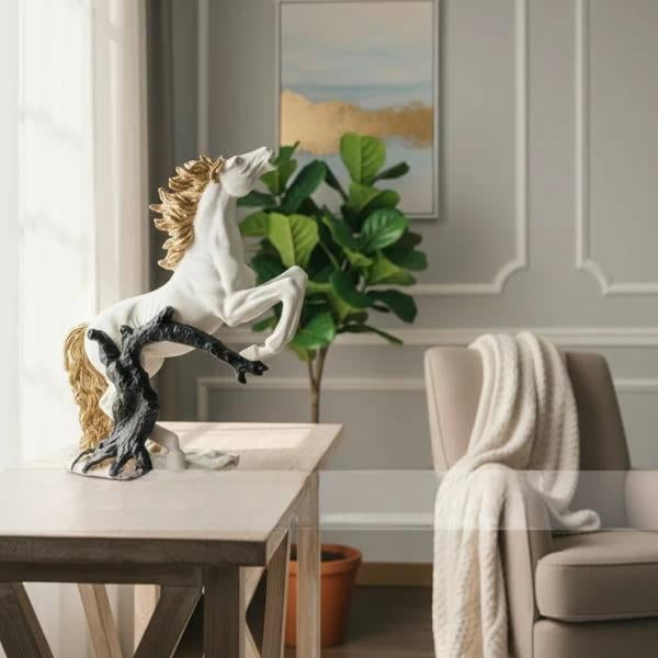 Jumping Horse Sculpture