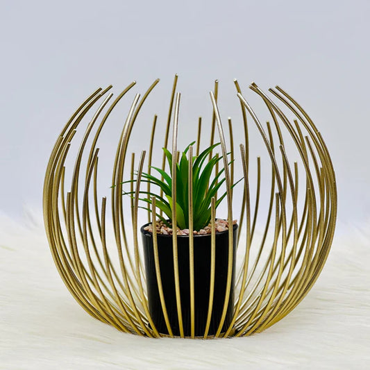 Realistic Artificial Golden Pot Plant