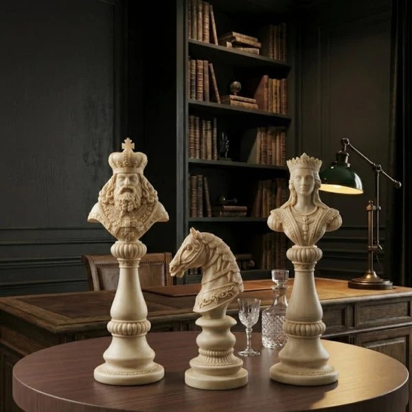 Artisan Chessmen Sculpture