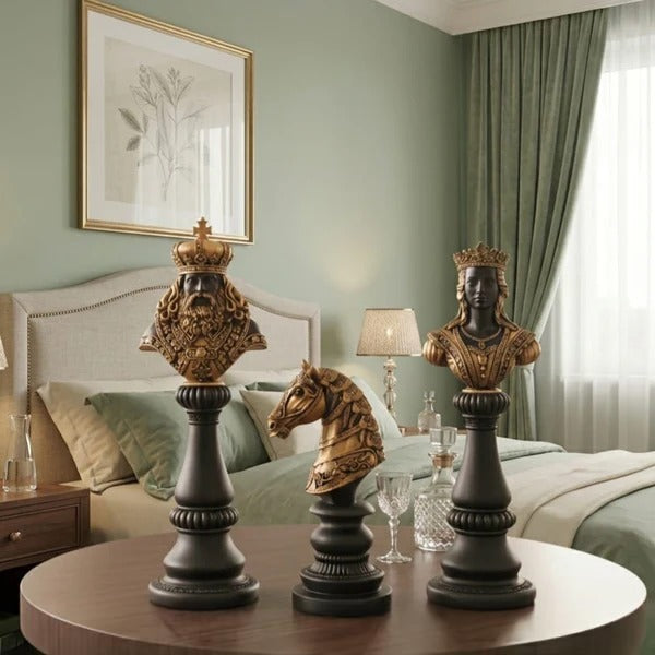 Artisan Chessmen Sculpture