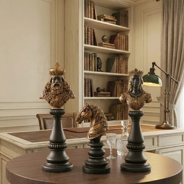 Artisan Chessmen Sculpture
