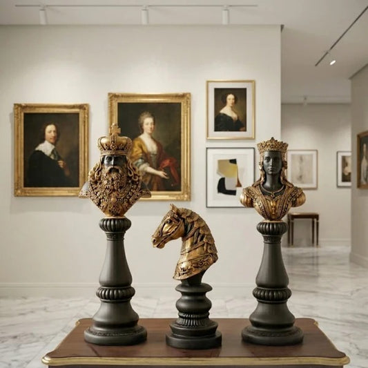 Artisan Chessmen Sculpture