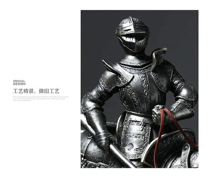 Medieval Knight Statue Sculpture