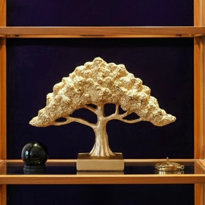 Serene Geometric Tree Sculpture
