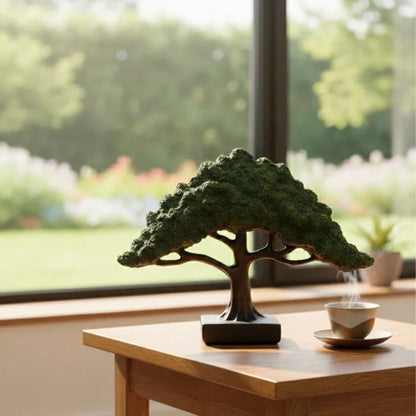 Serene Geometric Tree Sculpture