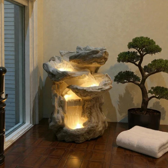 Cascading Small Indoor Water Fountain for Home & Office | The Last Interiors