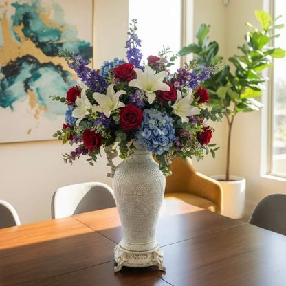 Textured ceramic jug-style vase