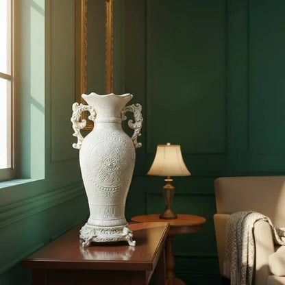 Textured ceramic jug-style vase