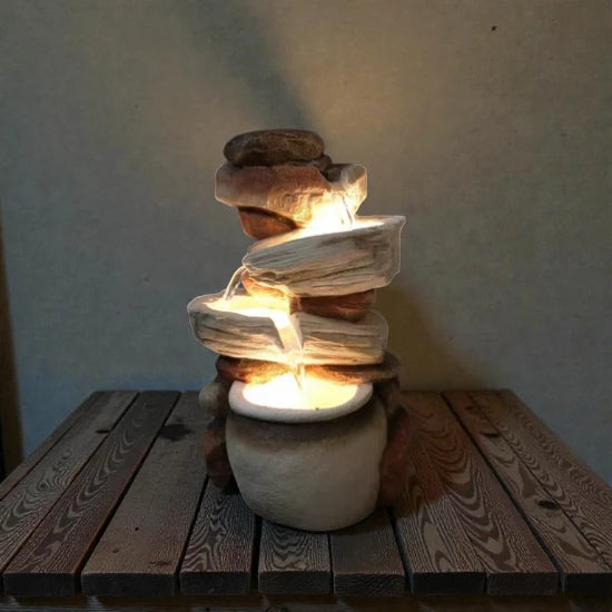 Cascading Small Indoor Water Fountain for Home & Office | The Last Interiors