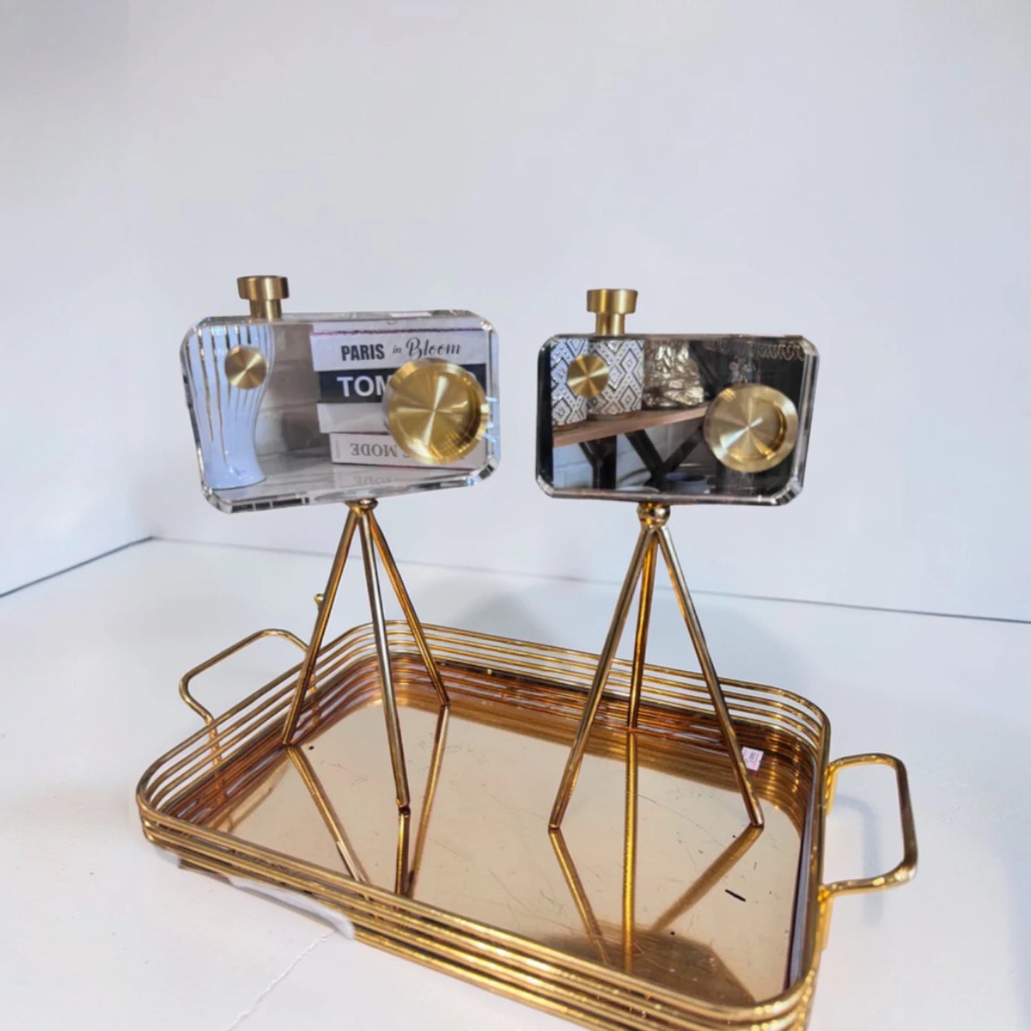 Luxury Crystal Camera Decorative Ornament for Home & Office Decor | The Last Interiors